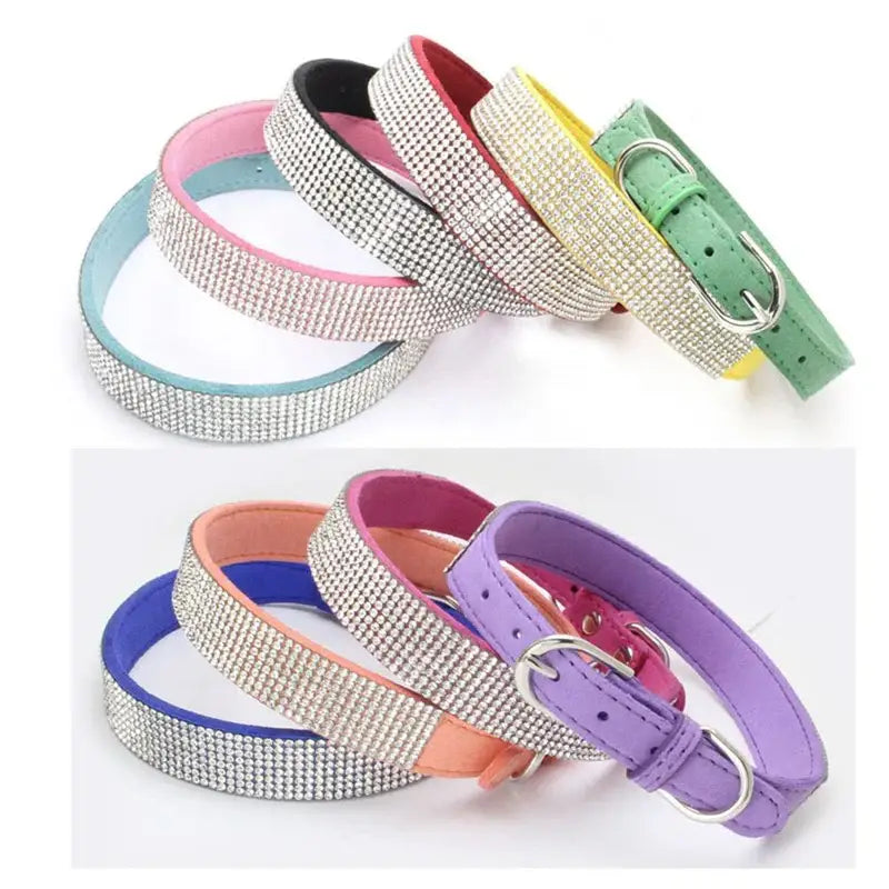 Dog Collar Crystal Glitter Rhinestone Pet Collar