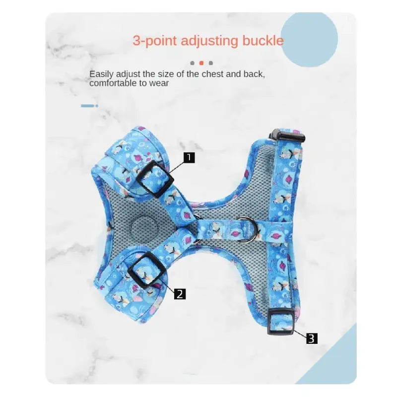 Dog Chest Collar Leash Set