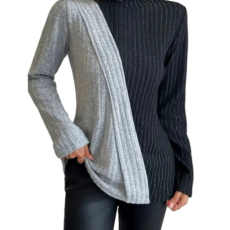 Pit Strip Color-blocked Top