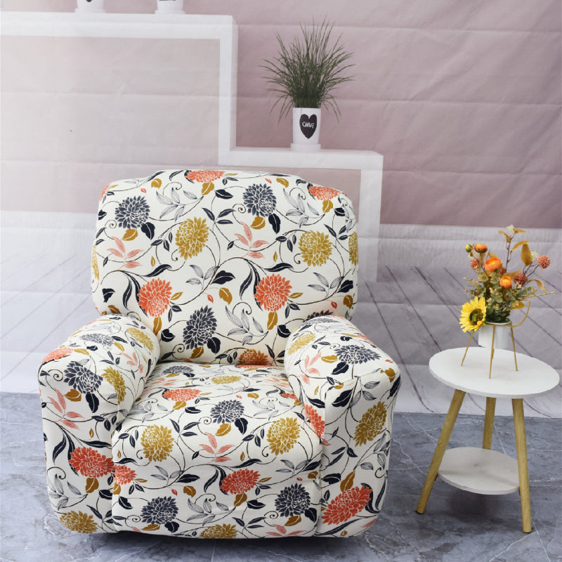 4-piece 1-Seater Chaise Longue Cover