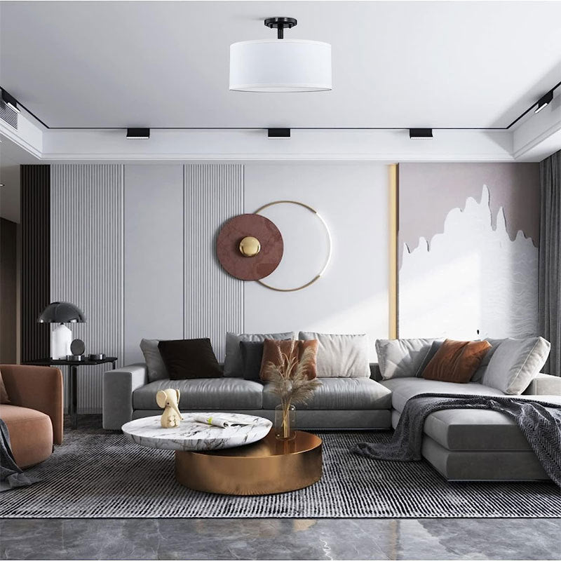 Minimalist Style Fabric Ceiling Chandelier