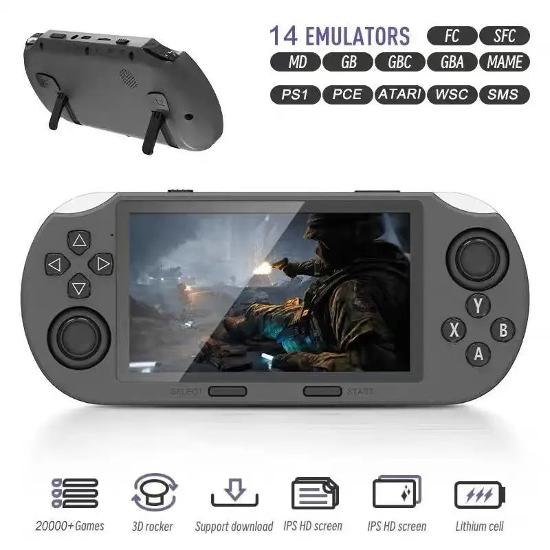 4.5-Inch High-Definition Large-Screen Handheld Game Console