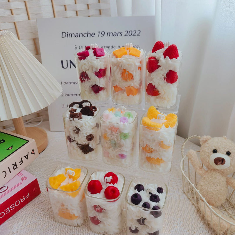 Fruit Yogurt Cups Scented Candles