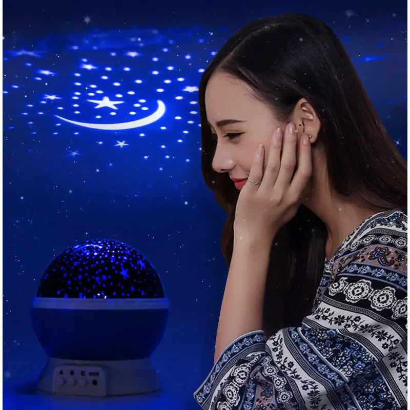 Dream Rotating Starry Sky Projection Light