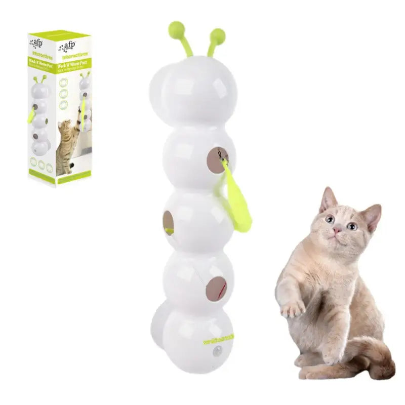 Cross-border popular pet cats, electric caterpillars, cat teasing sticks, toys, feather tails, intelligent induction, self-hilarity, and boredom