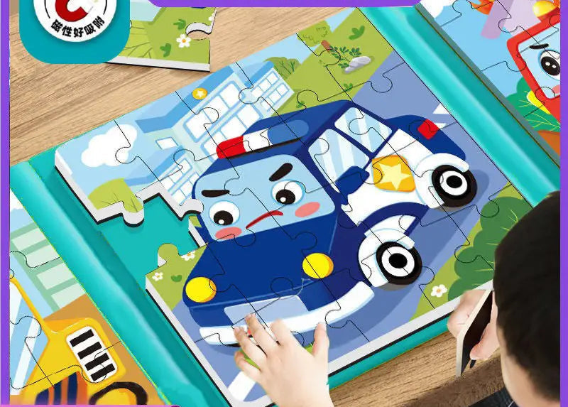 Magnetic Kids Puzzle Board 3-6 Years Old