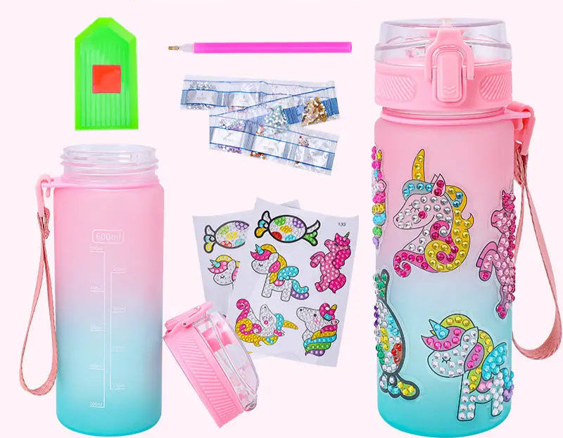 Children's DIY Diamond Water bottle Decorating Kit