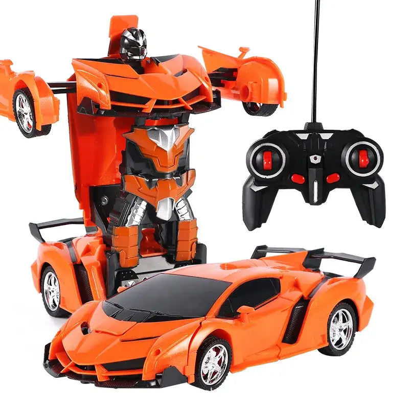New Remote Control 2 in 1 RC Car Toy Transformation Robots Car