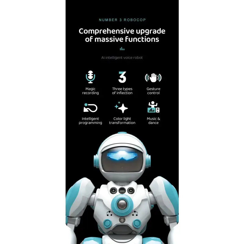 Kids 40cm Smart Remote Control Programmable Interactive Robot