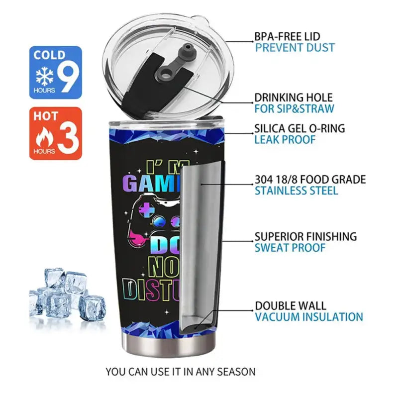 Durable Stainless Steel Vacuum Anti-Drop Thermos Mug