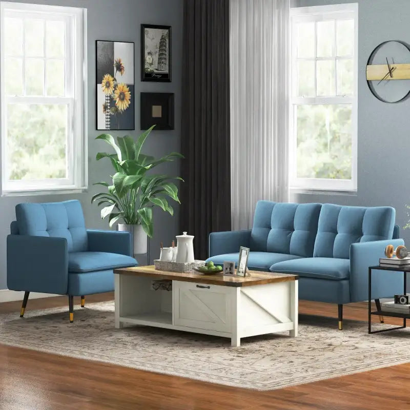 Loveseat Sofa - sleek-selections