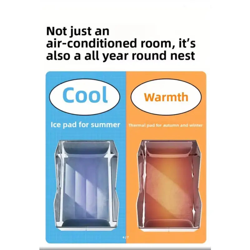 Cool and warmth pads.