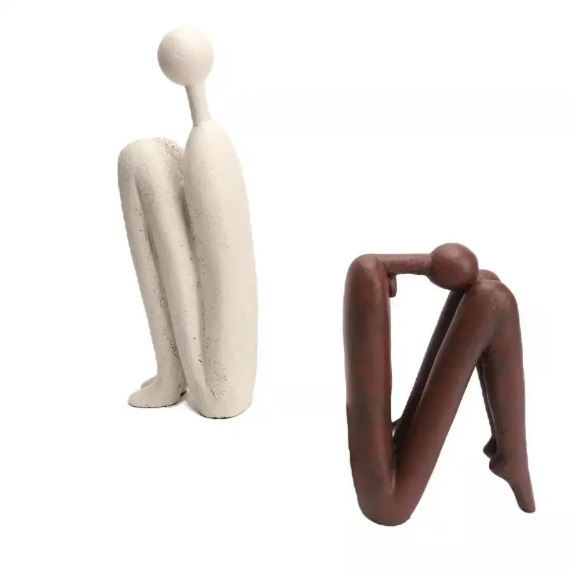 Modern Minimalist Time Character Ornaments - sleek-selections