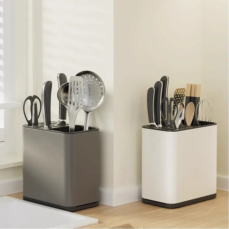 Stainless Steel Kitchen Utensil Holder for organized kitchen utensils and a sleek feel