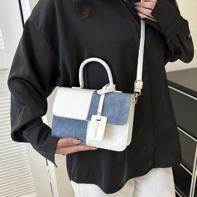 Popular Fashion Stitching Shoulder Messenger Bag