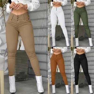 Women's Fashion Casual High Waist Pants