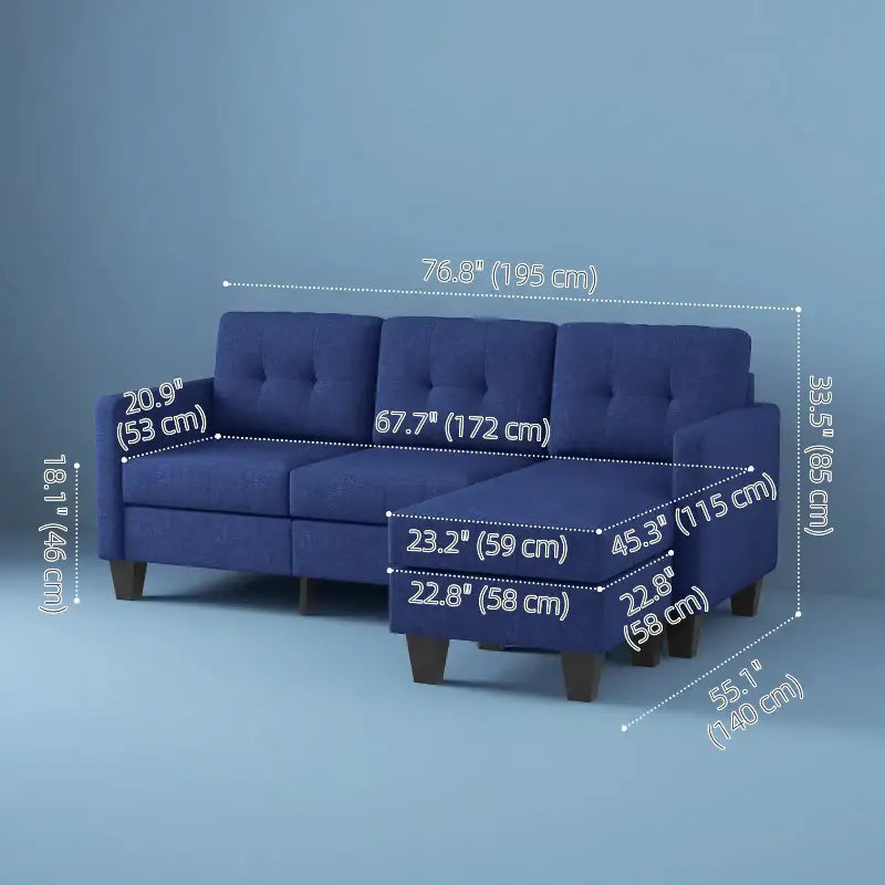 L-Shaped Sofa - sleek-selections