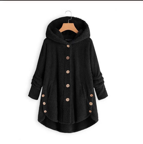 Women's Cozy Double-Faced Plush Sweater Coat for Style