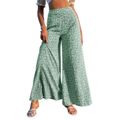 Stretch High Waist Loose Pants