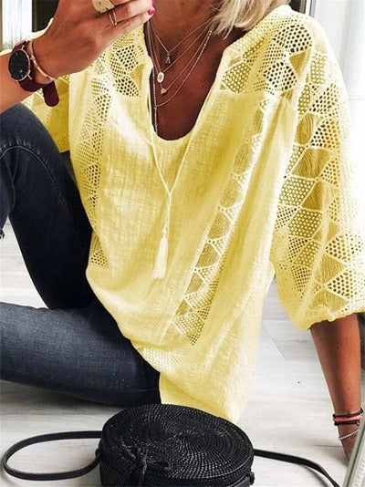 yellow summer top