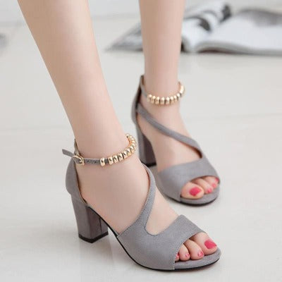 Thick Heel High Heels Shoes