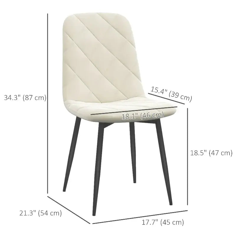 Dining Chairs Set of 4 - sleek-selections