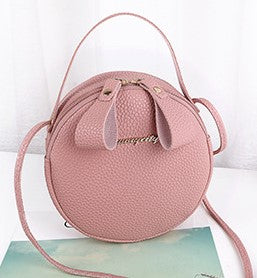 rose pink Circle Shoulder Bag