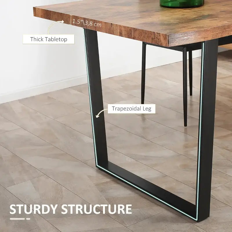 Industrial Kitchen Table - sleek-selections