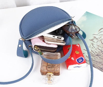 blue Circle Shoulder Bag