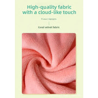 Caja de regalo de toalla de terciopelo coral