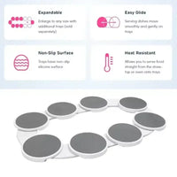 Das Lazy Susan Revolution Tisch-Drehtablett, tragbares Essenstablett