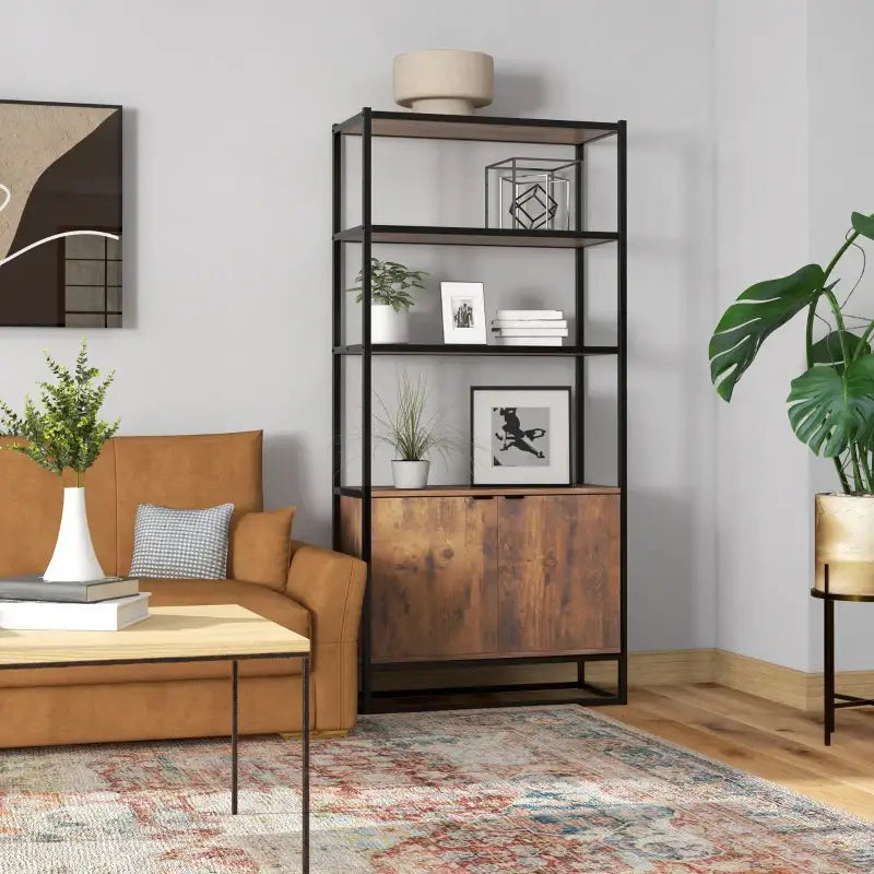 Industrial Bookshelf - sleek-selections