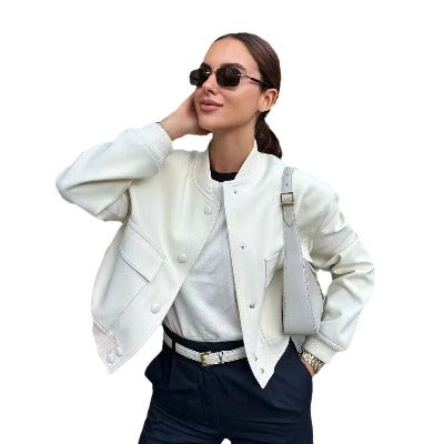 Spring Double Pocket Jacket Sleek-Selections