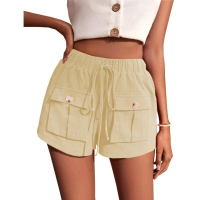 Casual Cargo Shorts With Pockets