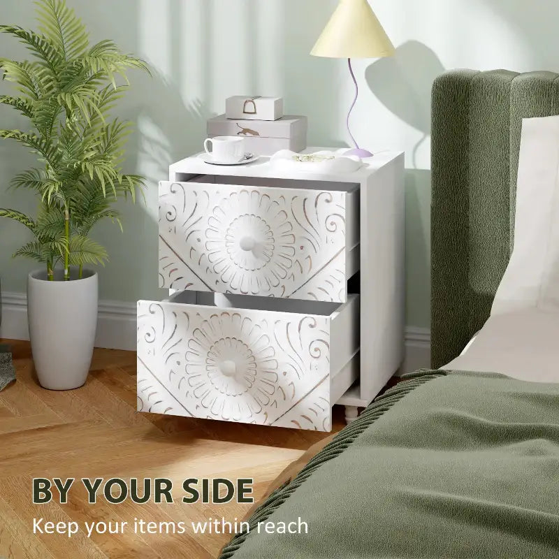 Mid-Century Bedside Table - sleek-selections