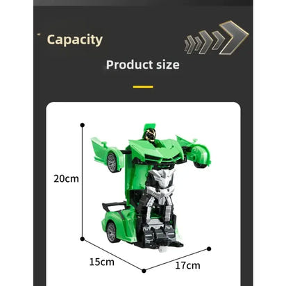 One-Touch Transformable Rechargeable Remote Control Car