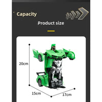 One-Touch Transformable Rechargeable Remote Control Car