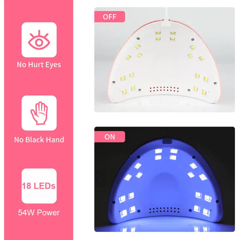 Nail curing lamp.