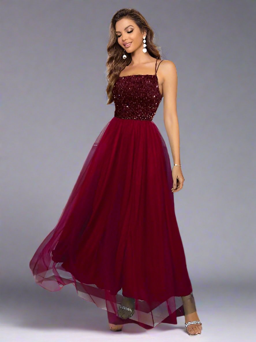 wine red Mesh Sequins Evening Banquet Elegant Dress




Fabric name: Polyester
Color: pink, Ocean Green, wine red, black, Royal Blue
Size: S,M,L,XL
Style type: street fashion
Skirt length: long skirt
Sleeve length: sleeveless
Skirt Category: Dress