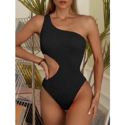 One Shoulder One Piece Swimsuit