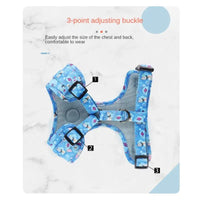 Dog Chest Collar Leash Set