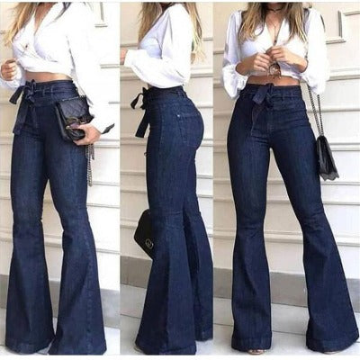 Stretch flared Jeans