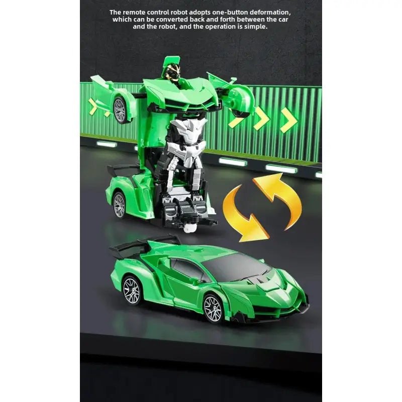 One-Touch Transformable Rechargeable Remote Control Car