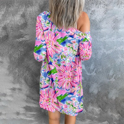 floral summer long sleeve cardigan kimono