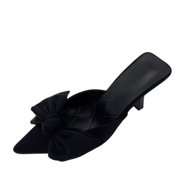 Small Bow High Heel Shoes - Stylish & Comfortable Footwear