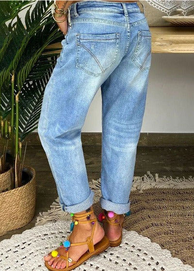 cropped jeans