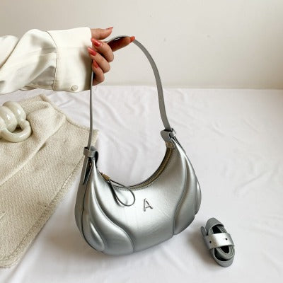 silver Casual Trend Purse