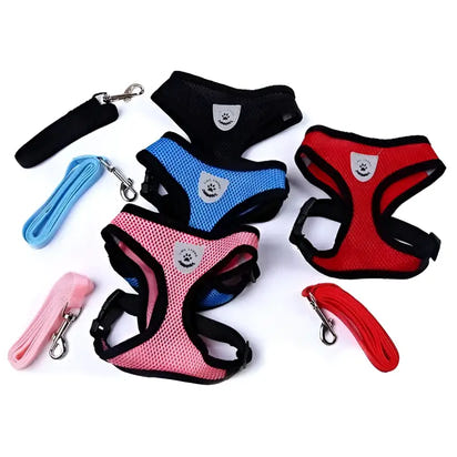 Cat Dog Harness with Lead Leash