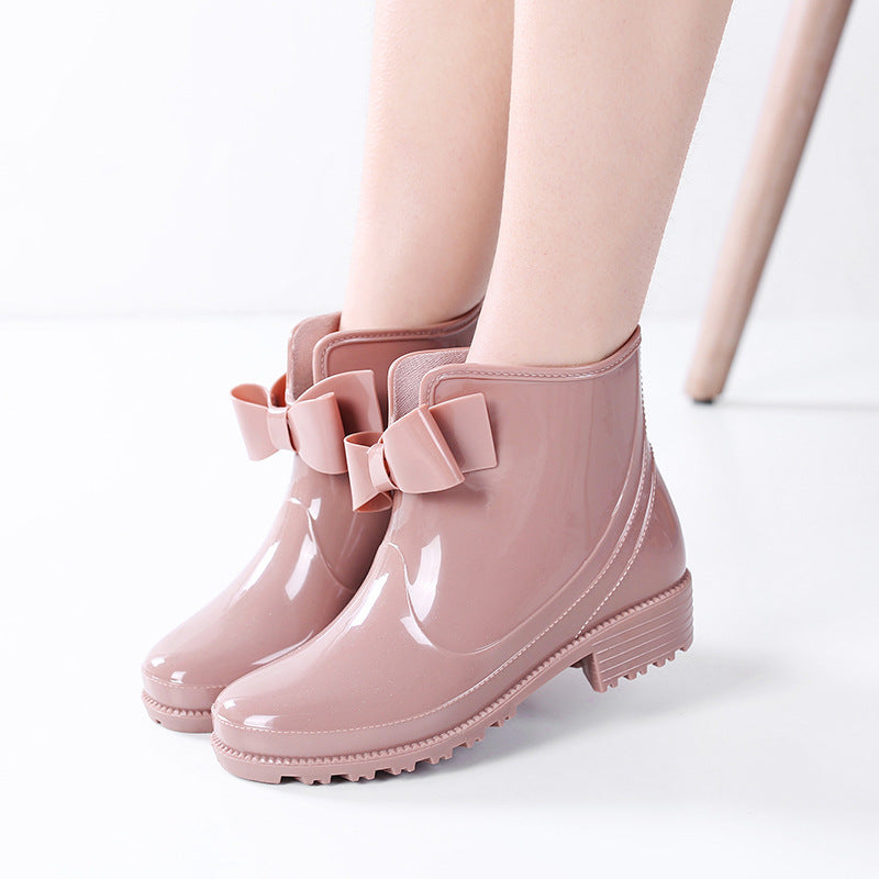 Women's Bow Rain Boots