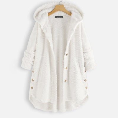 Women's Cozy Double-Faced Plush Sweater Coat for Style